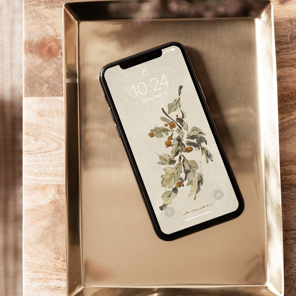 Acorn Leaves | Wallpaper Set