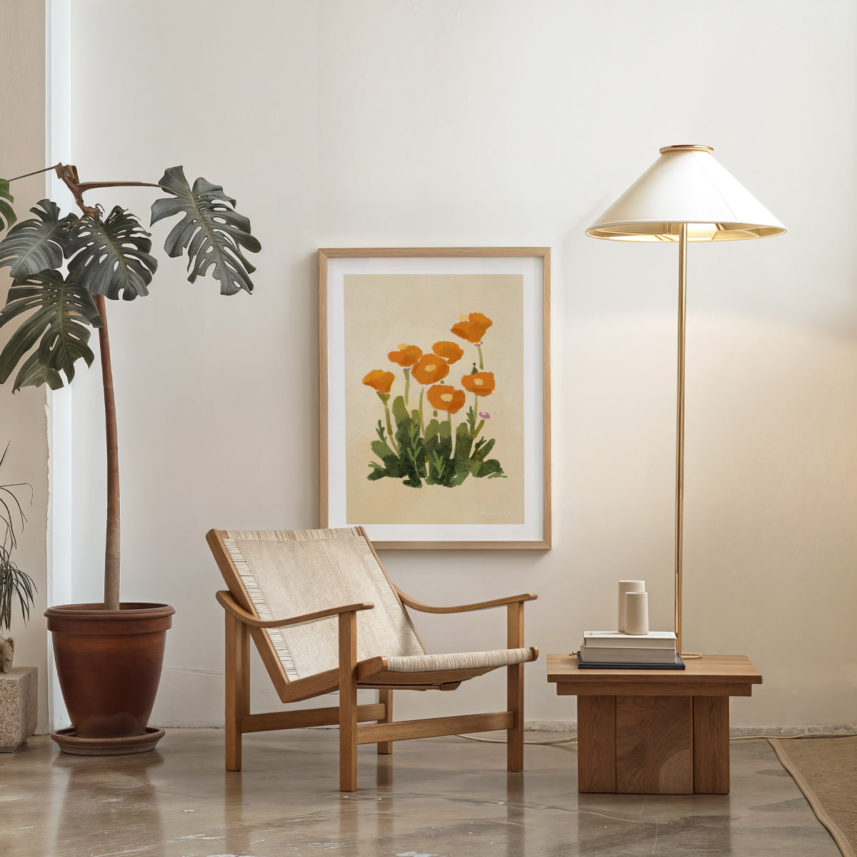 Bright Poppy | Wall Art