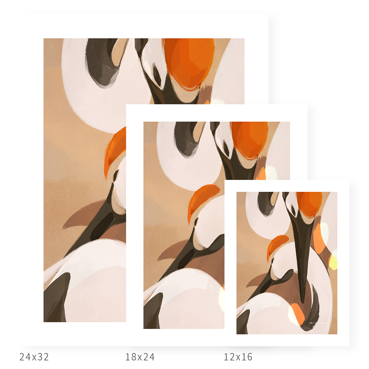 Cranes | Art Print