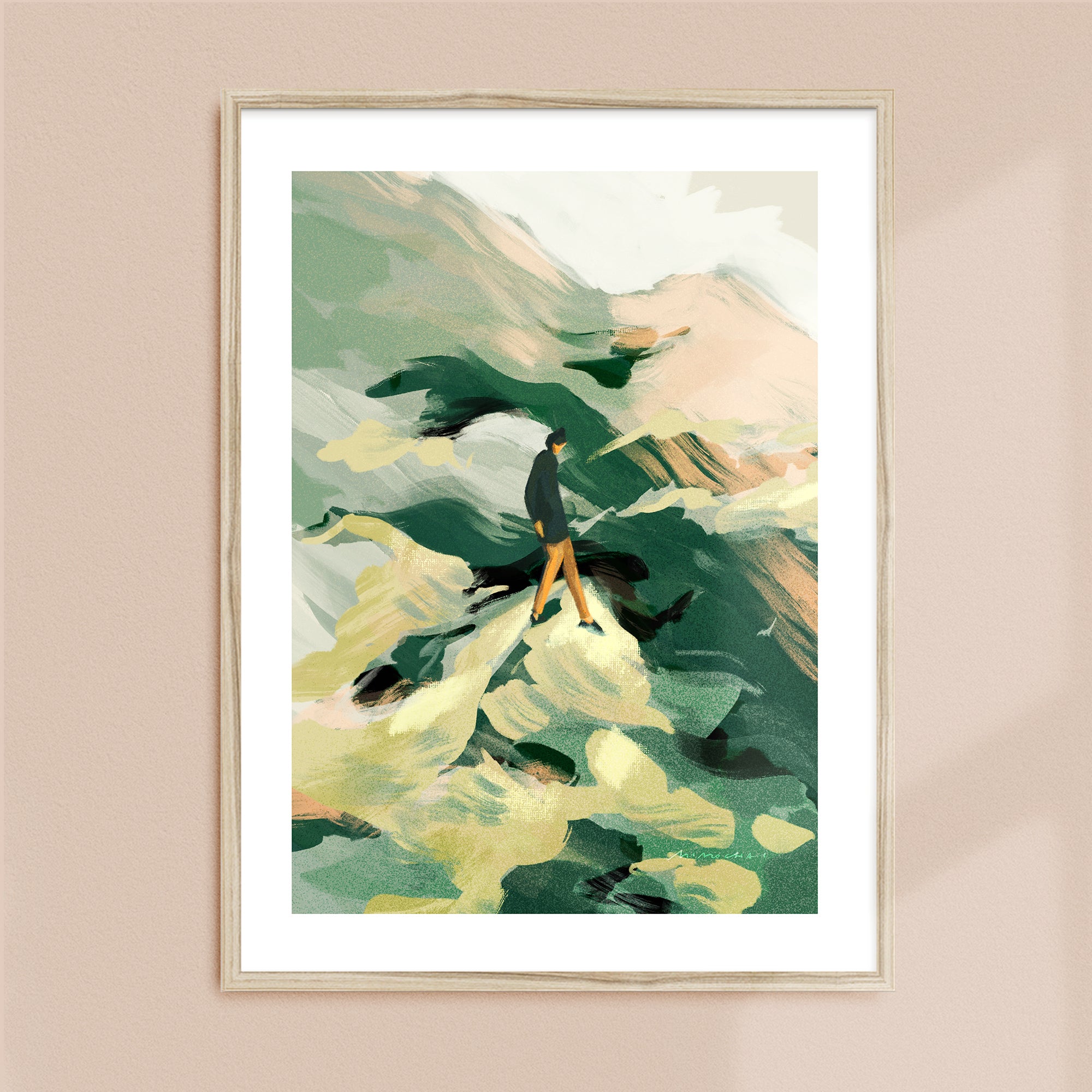 Moving Mountains Framed Wall Art Mimochai