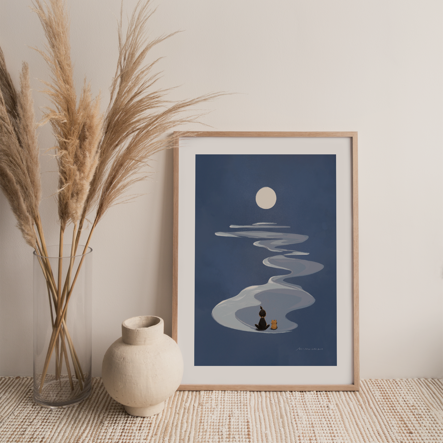 Moonlit Meditation | Art Print