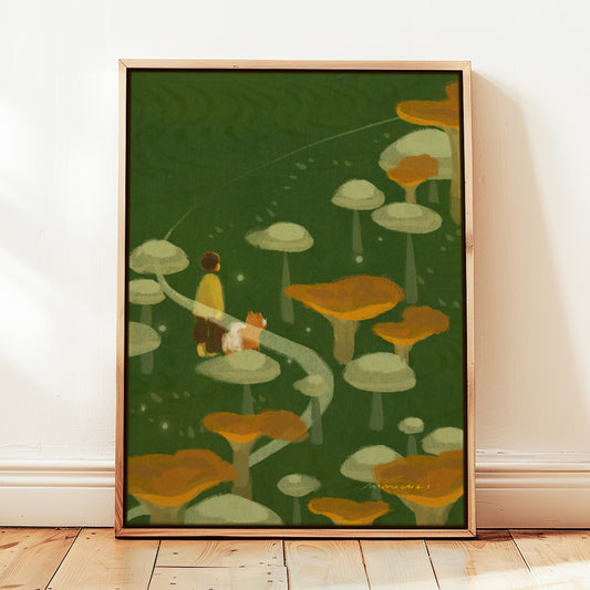 Mushroom Flow | Wall Art