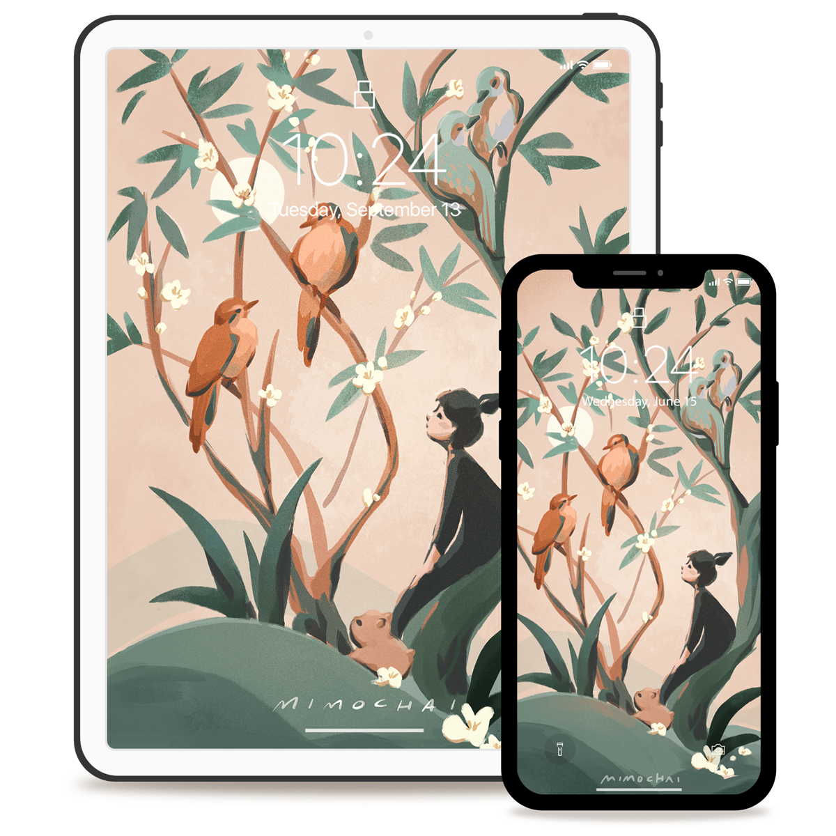 The Flowering | Wallpaper Set