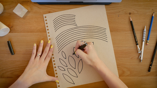 Relaxing Lines & Shapes Drawing Practice