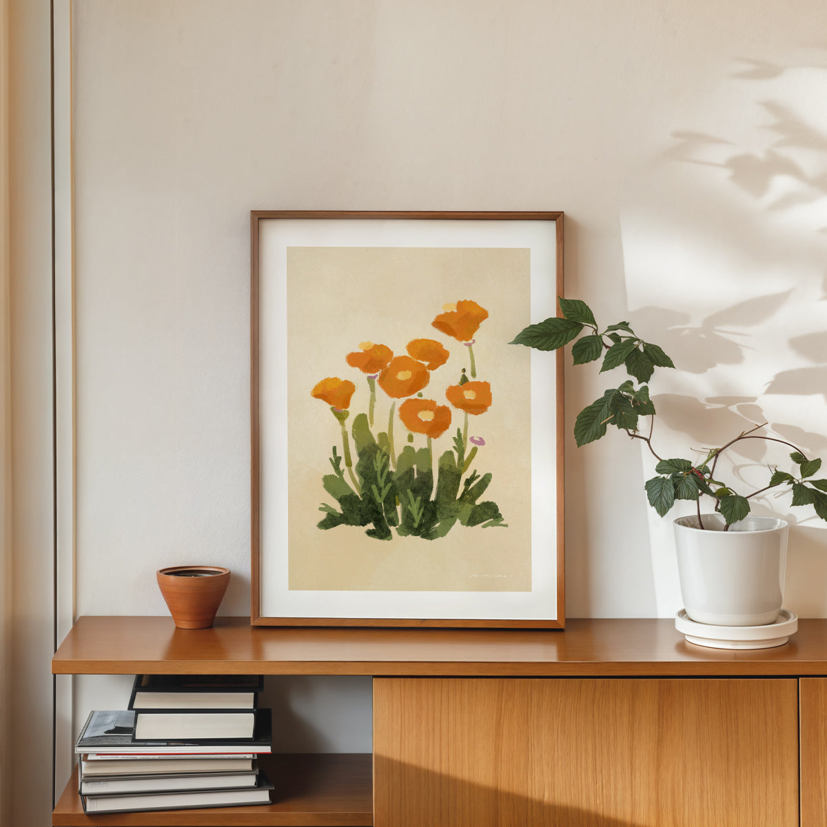 Bright Poppy | Wall Art