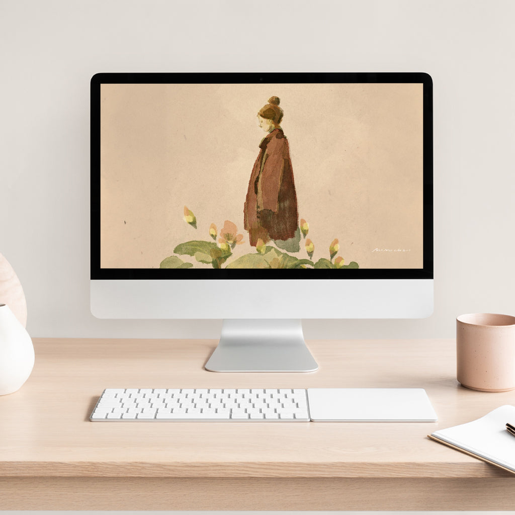 Lotus Walk | Wallpaper Set