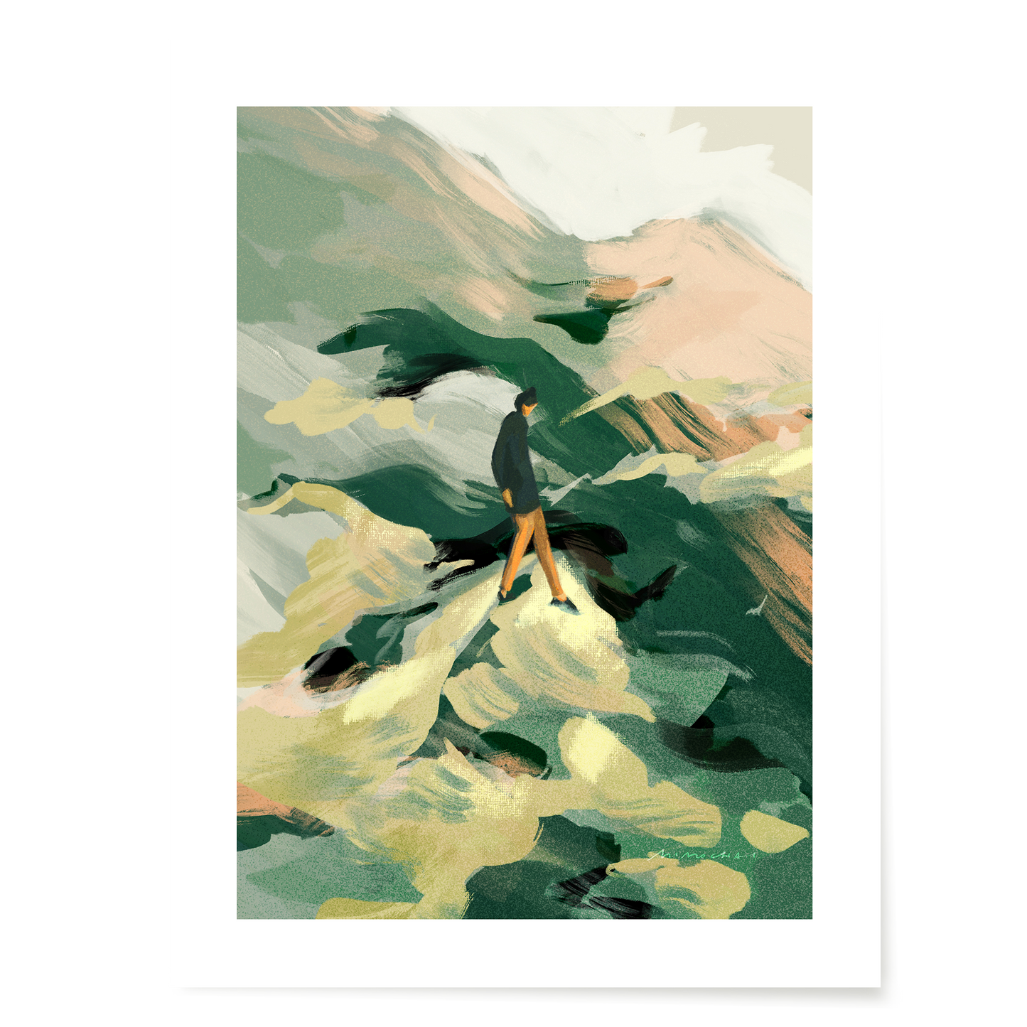 Moving Mountains | Framed Wall Art