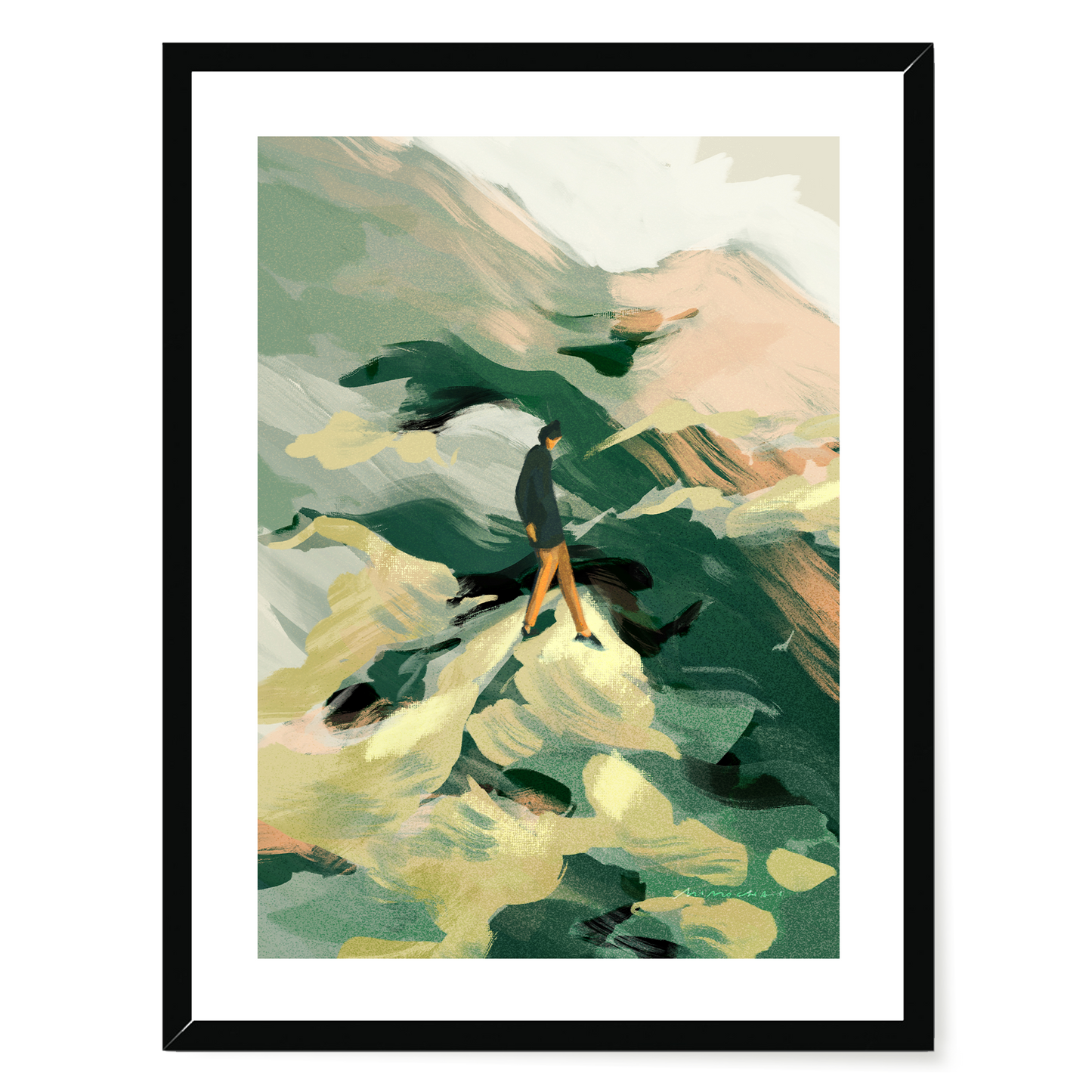 Moving Mountains | Framed Wall Art