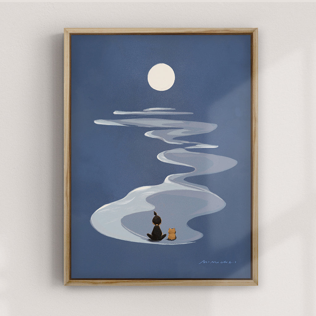 Moonlit Meditation | Wall Art