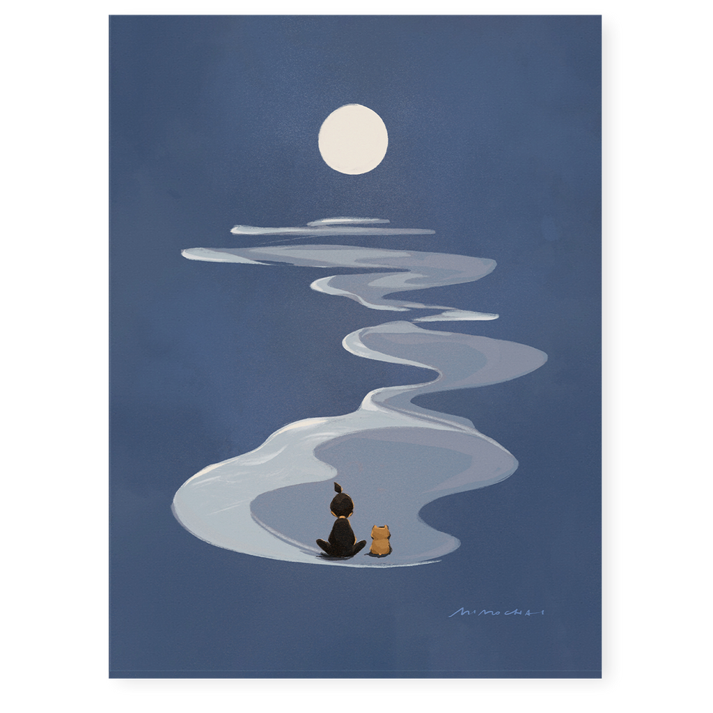 アート・デザイン・音楽 MOROCCO : THE MOON IS MY GUIDE Moonlit Meditation | Wall Art – Mimochai