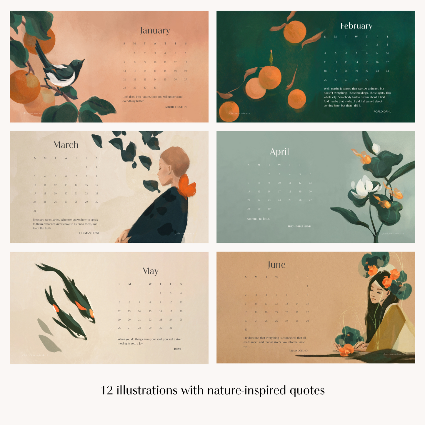 Nature Spirit Digital Calendar 2023-2024