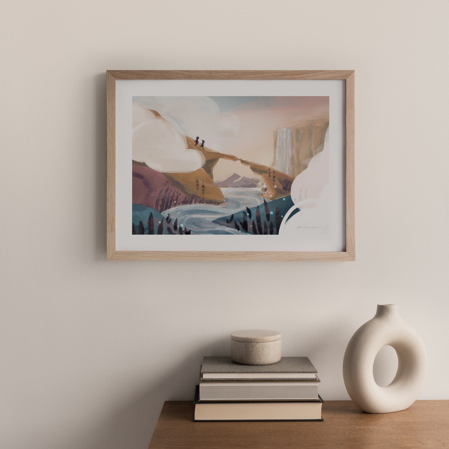 Pass Through the Clouds | Framed Wall Art