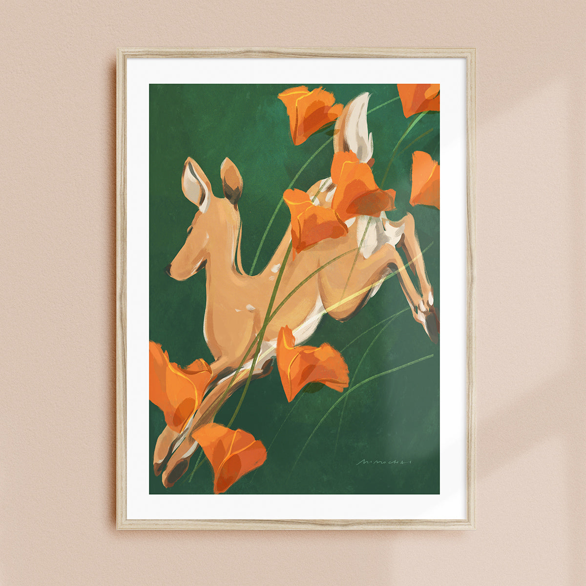 Poppy Run | Framed Wall Art