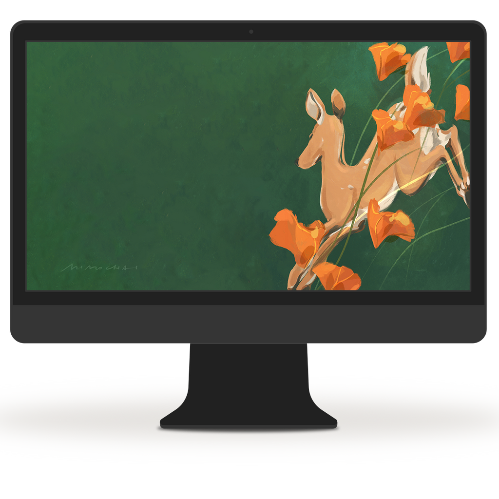 Poppy Run | Wallpaper Set