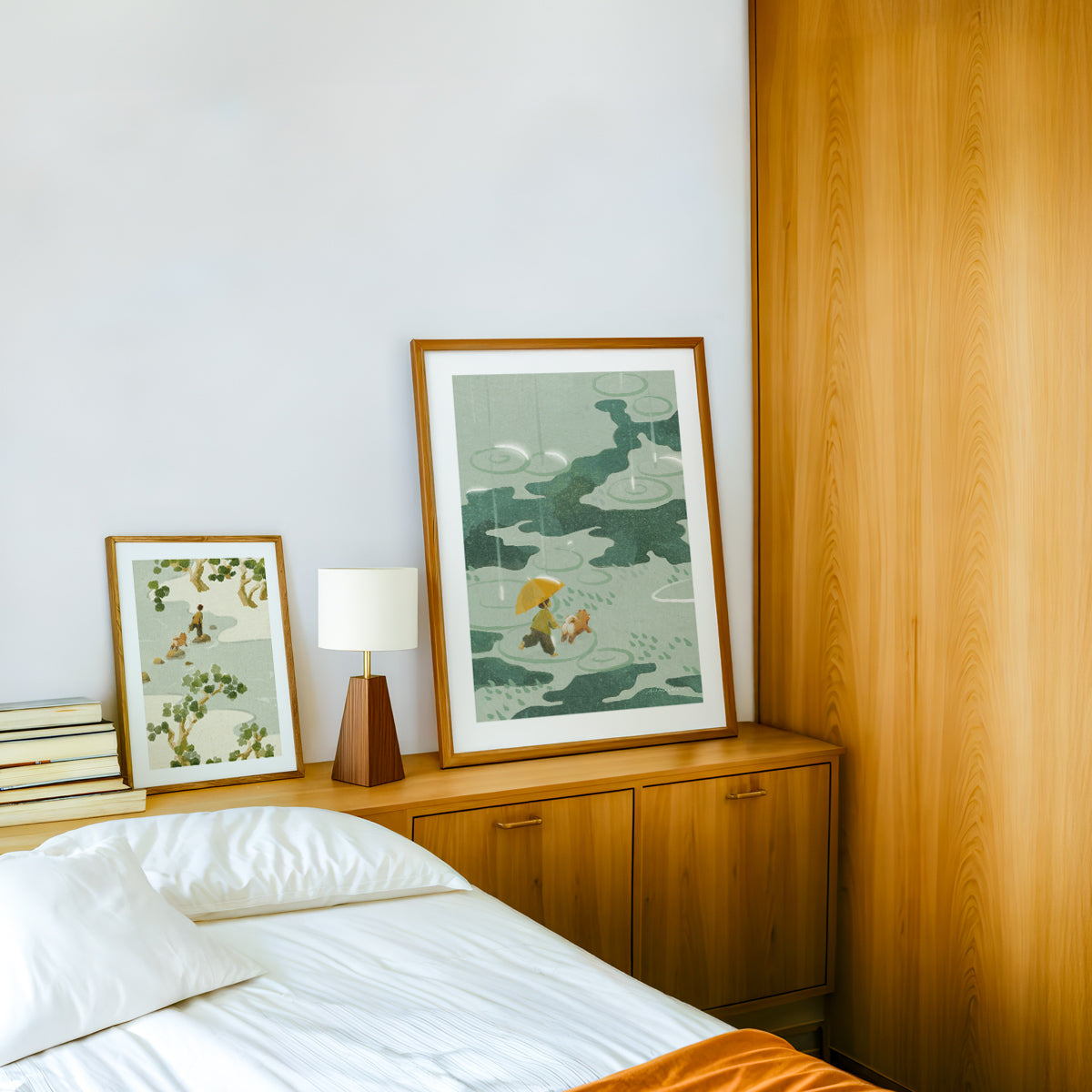 Shimmering Rain | Wall Art