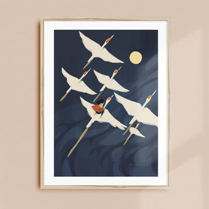 The Flight | Framed Wall Art