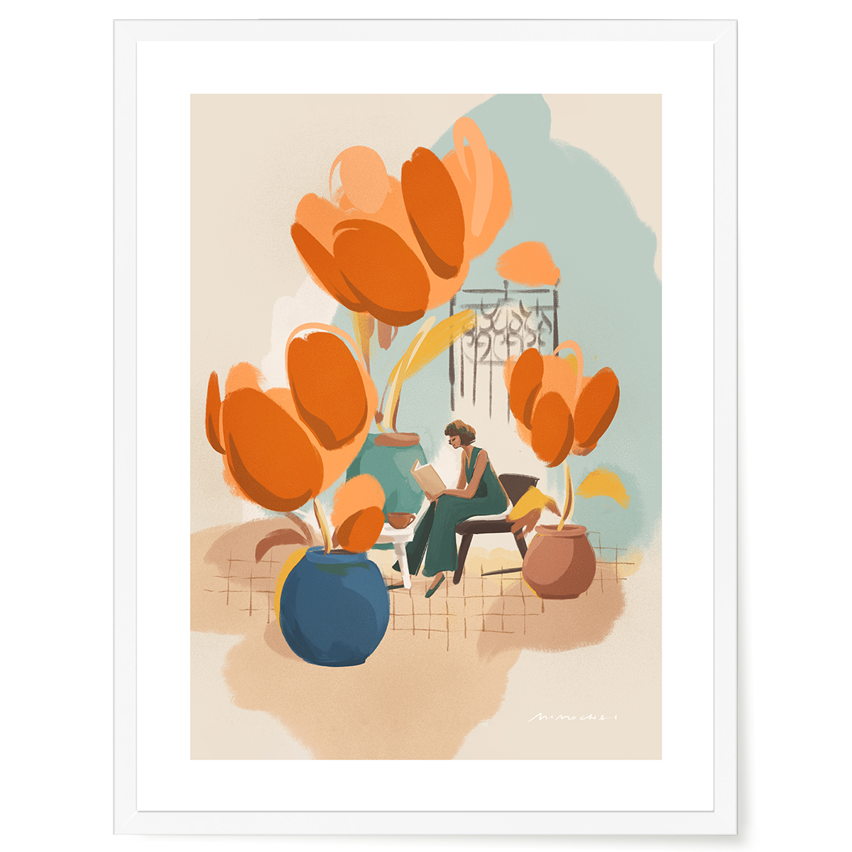 The Courtyard Art Print