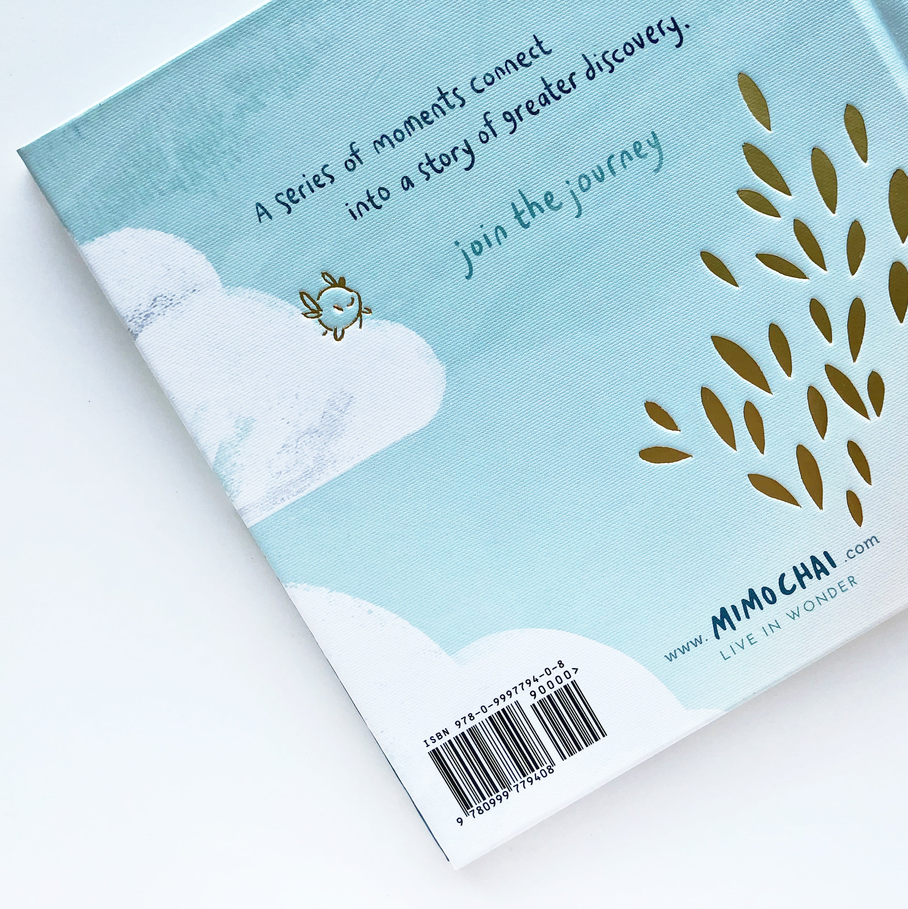 Back cover from Let's Go Explore - Inspirational picture book for all ages -   Mimochai