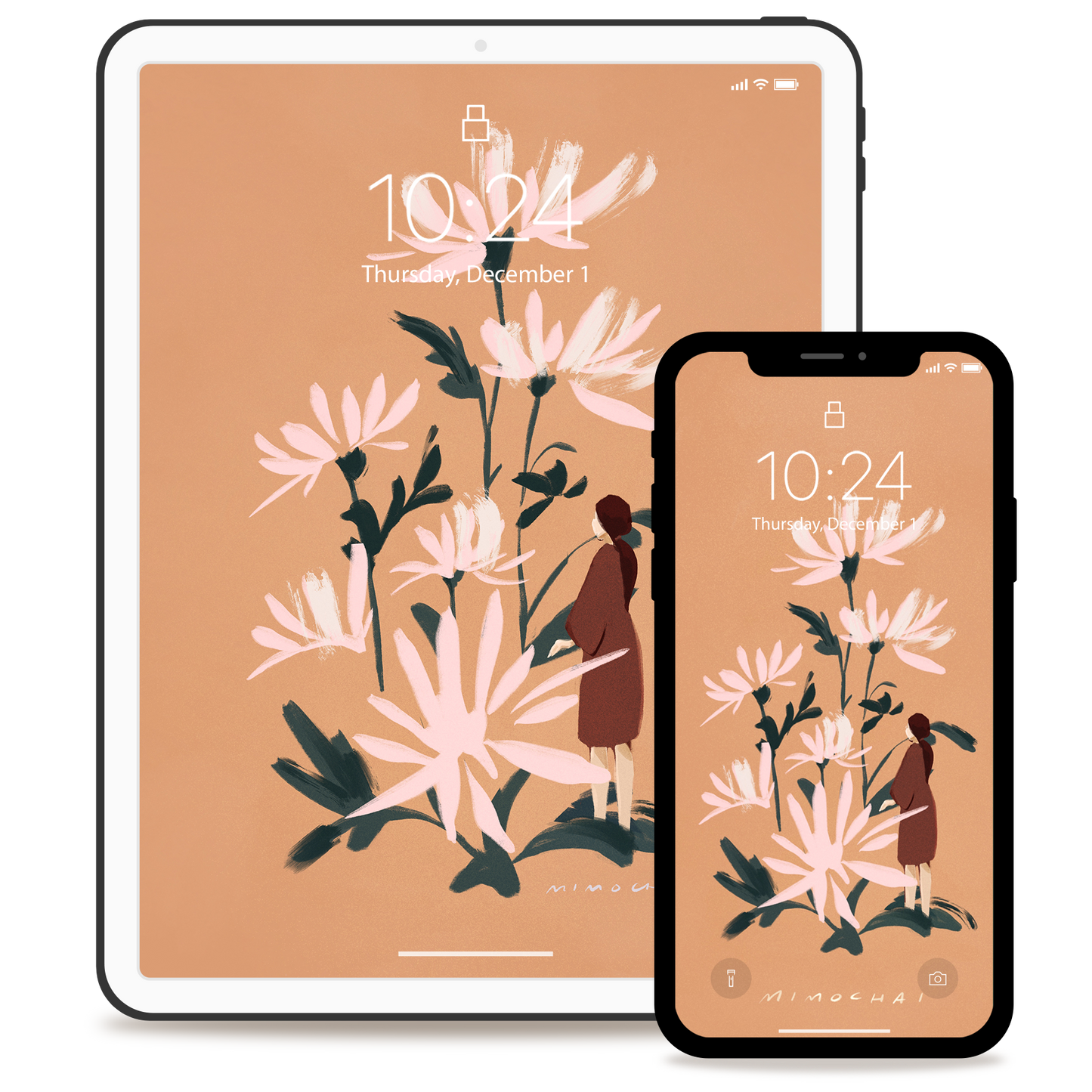 Chrysanthemums | Wallpaper Set