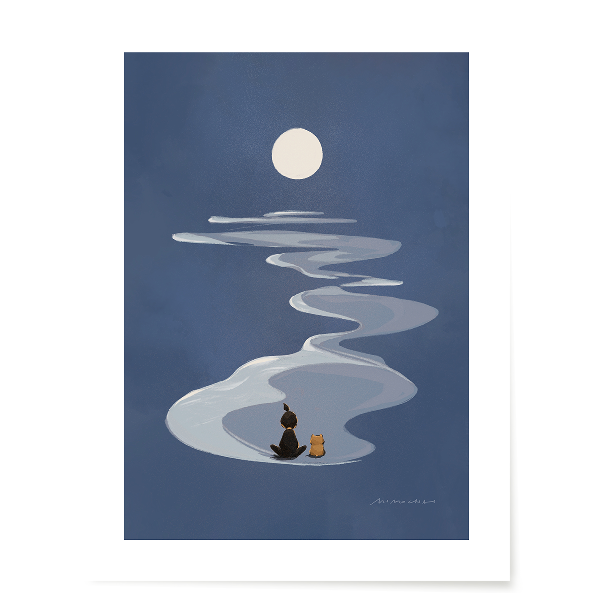Moonlit Meditation | Art Print